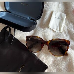 Gucci Tortoise Shell Sunglasses
